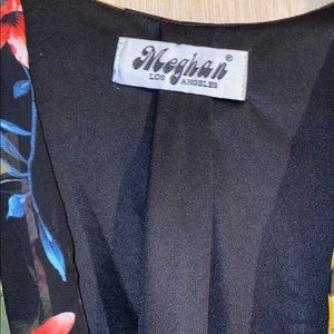 Meghan Los Angeles Flower maxi dress